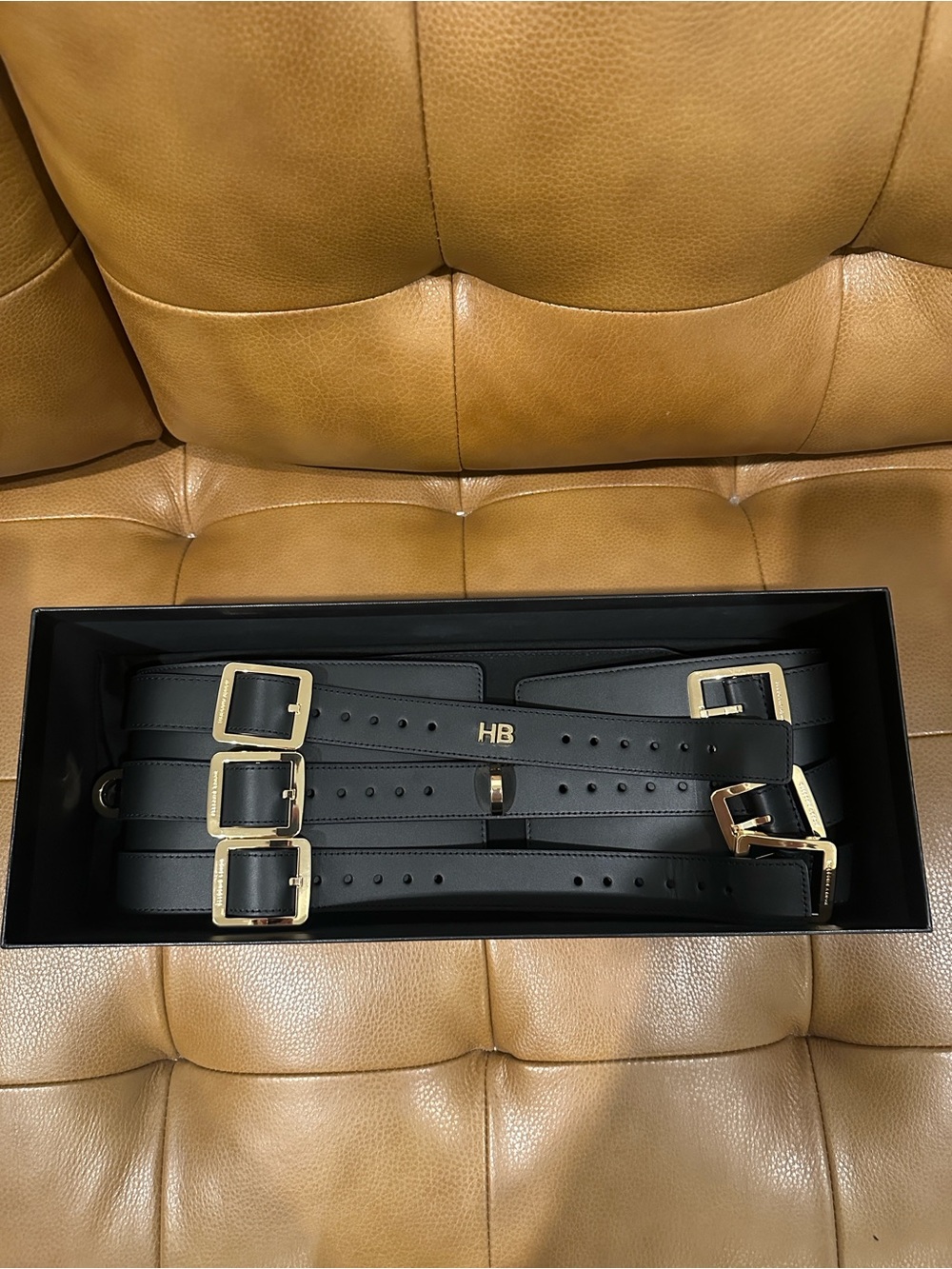 Honey Birdette Corset Belt with Gold Hardware